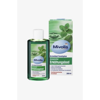 Tinh dầu tắm Khuynh diệp Mivolis  Eucalyptus, 250 ml