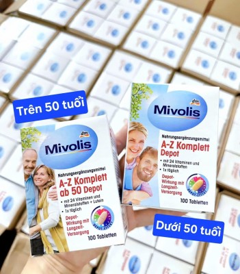 Viên uống AZ Mivolis trẻ/ ab 50