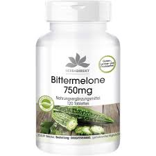 Warnke 2092120 Bittermelone 750mg - Viên uống giảm cân chiết xuất thành phần mướp đắng - Hộp 120 viên