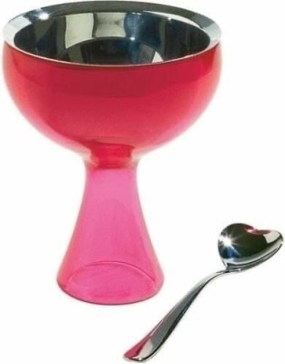 Ly ăn kem ALESSI AMMI01S F kèm thìa (màu hồng) thumb
