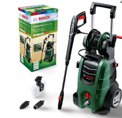 Máy phun xịt nước áp lực cao Bosch Home and Garden Hochdruckreiniger AdvancedAquatak 140 (2100 Watt, im Karton)