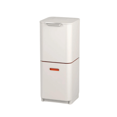 Thùng rác phân loại và khử mùi 3 ngăn Joseph Joseph Totem Compact 40L (Stone) 30064 thumb