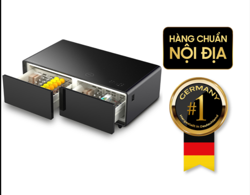 Bàn trà tích hợp CASO Sound & cool màu đen