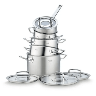 Bộ nồi Fissler Profi set 5 món kèm quánh vung kính made in Germany thumb