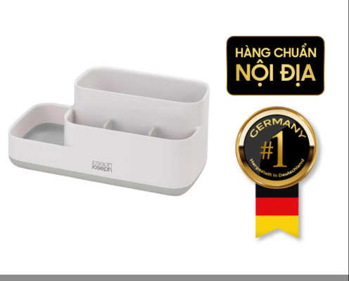 Khay đựng bàn chải mỹ phẩm nhà tắm Joseph Joseph 70513 EasyStore màu trắng xám thumb