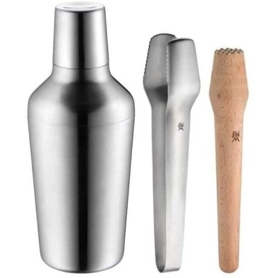 Set dụng cụ pha chế rượu WMF Clever & More Bar Set (gồm bình lắc, gắp đá, chày dầm) thumb