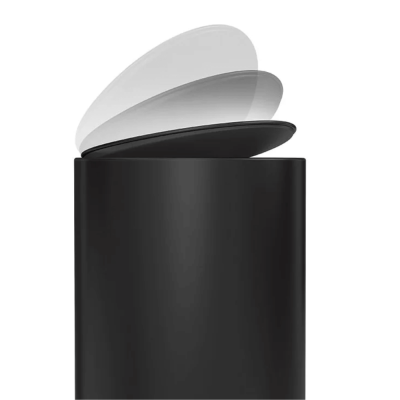Thùng rác bán nguyệt Simplehuman 6L màu đen thumb