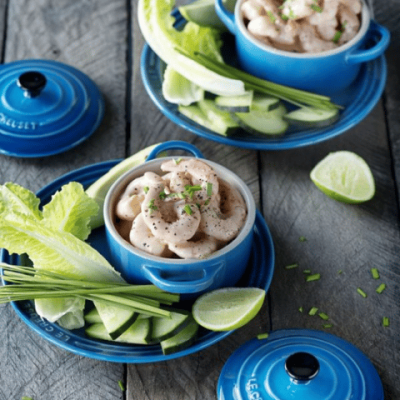 Bộ 4 nồi mini Le Creuset Cocotte màu xanh Marseile thumb