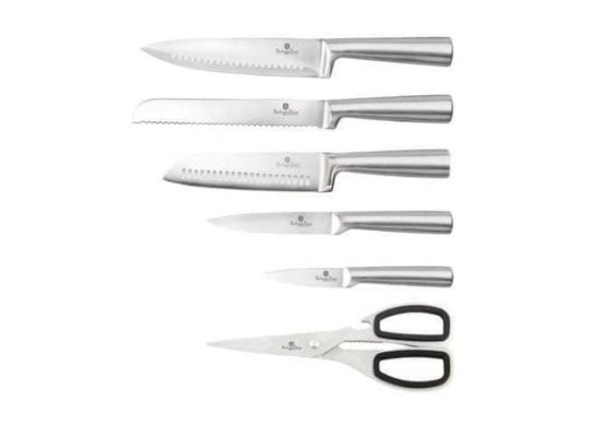 Bộ dao 8 món Berlingerhaus BH2467 cán inox thumb