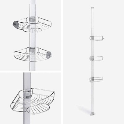Giá treo dụng cụ nhà tắm loại chống sàn và trần Simplehuman 2,44m thumb