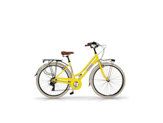 Xe đạp Retro Donna Alluminio Giallo màu xanh vàng chanh