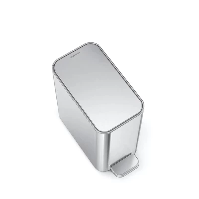Thùng rác Simplehuman 5 lit màu inox thumb