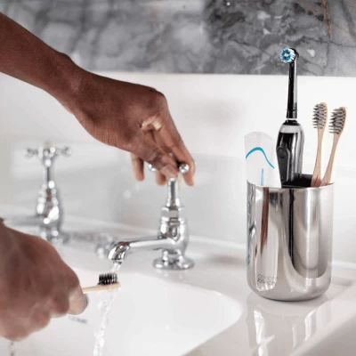Hộp đựng bàn chải đánh răng Joseph Joseph EasyStore Luxe Large (Steel) 70580 thumb