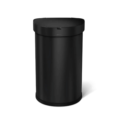 Thùng rác Simplehuman cảm ứng kháng khuẩn 45l màu đen và set nước hoa, túi rác thumb