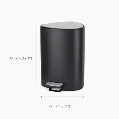 Thùng rác có bàn đạp Joseph Joseph 70595 EasyStore 5L màu đen nhám thumb