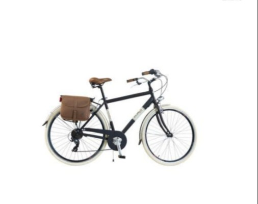 Xe đạp Retro Man Aluminium Black màu đen (không giỏ)