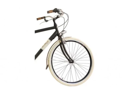 Xe đạp Retro Man Aluminium Black màu đen (không giỏ) thumb