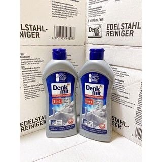 Chai tẩy rửa inox Denkmit 3in1 300ml màu xám thumb