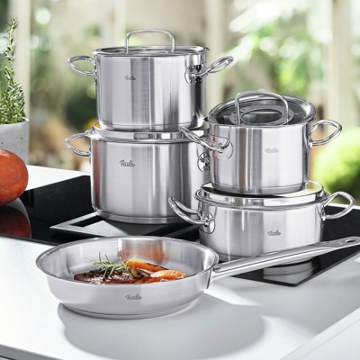 Bộ nồi Fissler Profi set 5 món kèm chảo vung kính made in Germany thumb