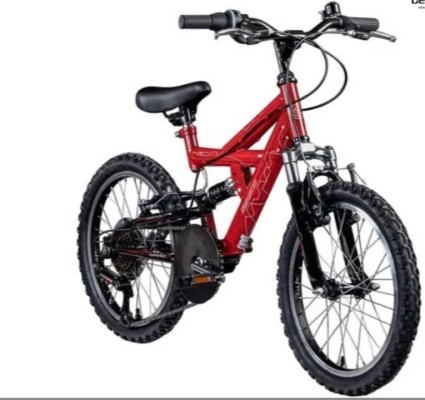Xe đạp trẻ em Galano FS180 ( đỏ đen)