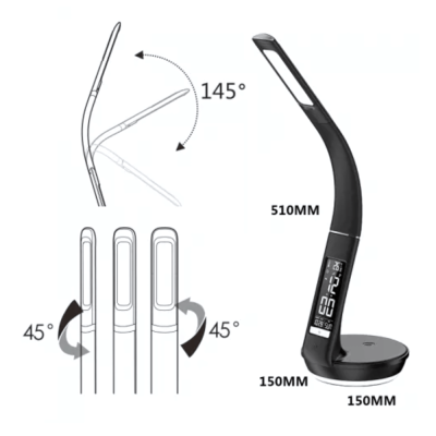 Đèn học chống cận WILIT U8Q màu đen thumb