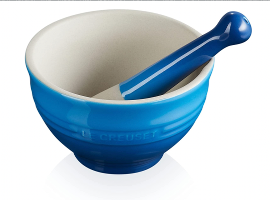 Bộ Chày Cối Lecreuset Mortar & Pestle Marseille 300ml (màu xanh Blue) thumb