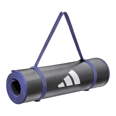 Thảm tập Yoga Adidas màu đen viền xanh dương thumb