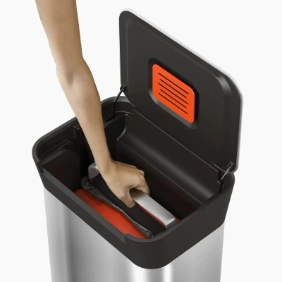 Thùng rác nén rác và khử mùi Joseph Joseph Titan 30L Steel 30030 thumb