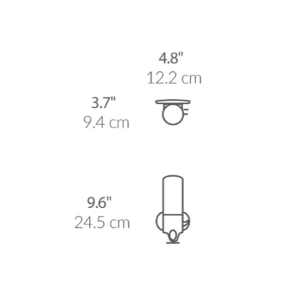 Bình đựng dầu gội, sữa tắm Simplehuman gắn tường loại đơn thumb