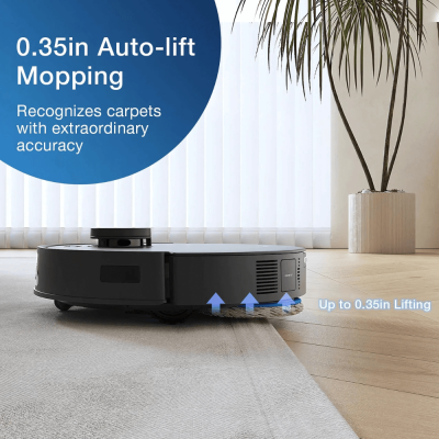 Robot hút bụi lau nhà Ecovas Deebot T30s pro màu đen thumb