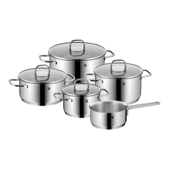 Bộ nồi WMF Inspiration 6 món kèm quánh và chảo thép 24cm
