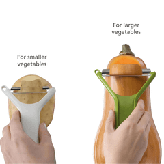 Bộ 2 dụng cụ gọt vỏ Nest Peel Joseph Joseph 20228 màu trắng xanh thumb