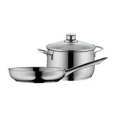 Bộ nồi WMF Diadem Plus 2 món kèm chảo thép WMF 24cm