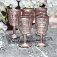 Set 18 món bát, đĩa, ly cao cấp Viola From Germany màu hồng thumb