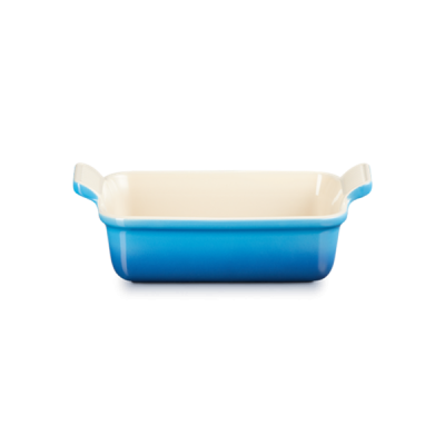 Thố nướng hình chữ nhật Le Creuset 19 x 13cm màu xanh marseille