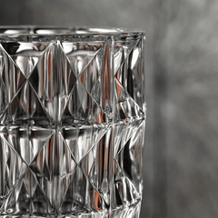 Bình hoa pha lê Bohemia Diamond 25cm thumb