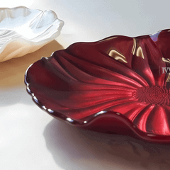 Đĩa Magnolia đỏ 22cm IVV thumb