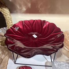 Đĩa Magnolia đỏ 41cm IVV 6051.1 thumb