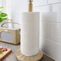 Cây treo cốc và dụng cụ để giấy đứng Swan Retro màu kem thumb