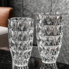 Bình hoa pha lê Bohemia Diamond 25cm thumb