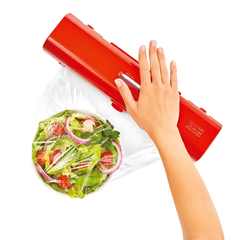 Hộp dụng cụ cắt màng bọc thực phẩm KUHN RIKON màu đỏ thumb