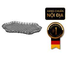 Đĩa pha lê Bohemia Diamond Cut 30.5cm thumb