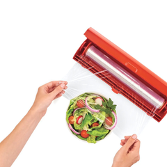 Hộp dụng cụ cắt màng bọc thực phẩm KUHN RIKON màu đỏ thumb
