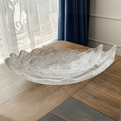 Đĩa Centrepiece Madagascar trắng 57x37.5cm IVV 6551.1 thumb