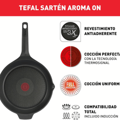 Chảo đúc cao cấp Tefal Robusto có miệng rót 20cm E2490244 thumb