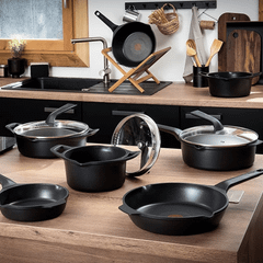 Chảo đúc cao cấp Tefal Robusto có miệng rót 20cm E2490244 thumb