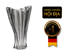 Bình hoa pha lê Plantica cao 32cm màu trắng
