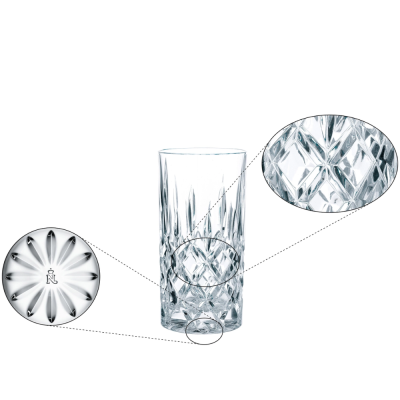 Bộ 4 cốc cao pha lê Nachtmann Noblesse 89208 375ml thumb