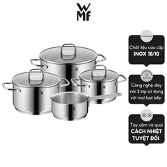 Bộ nồi WMF Inspiration 4 món vung kính nội địa Đức thumb