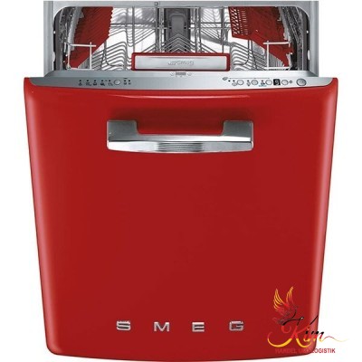 Máy rửa bát SMEG ST2FABRD màu đỏ